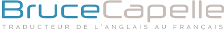 logo Bruce Capelle, english to french translation